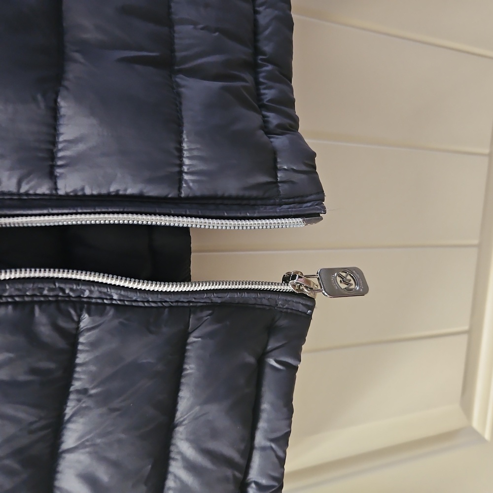 Dark Gray Packable Down Fill Jacket - image 2